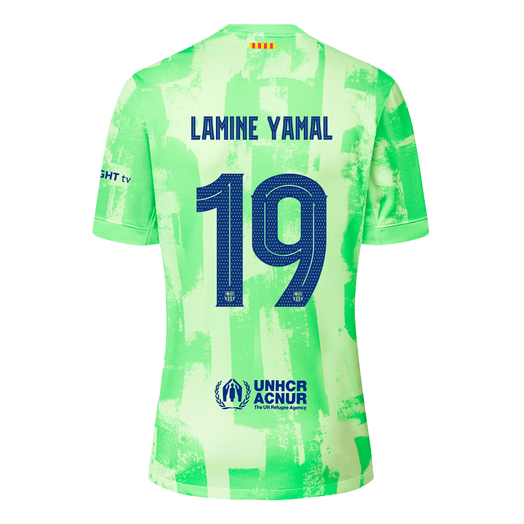 LAMINE YAMAL #19 Barcelona Third Away Soccer Jersey 2024/25 - UCL