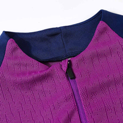 Barcelona 1/4 Zip Tracksuit 2025/26 Kids Purple