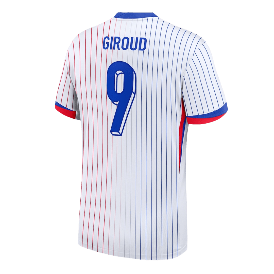 GIROUD #9 Προσαρμοσμένη φανέλα France Soccer Jersey Away 2024