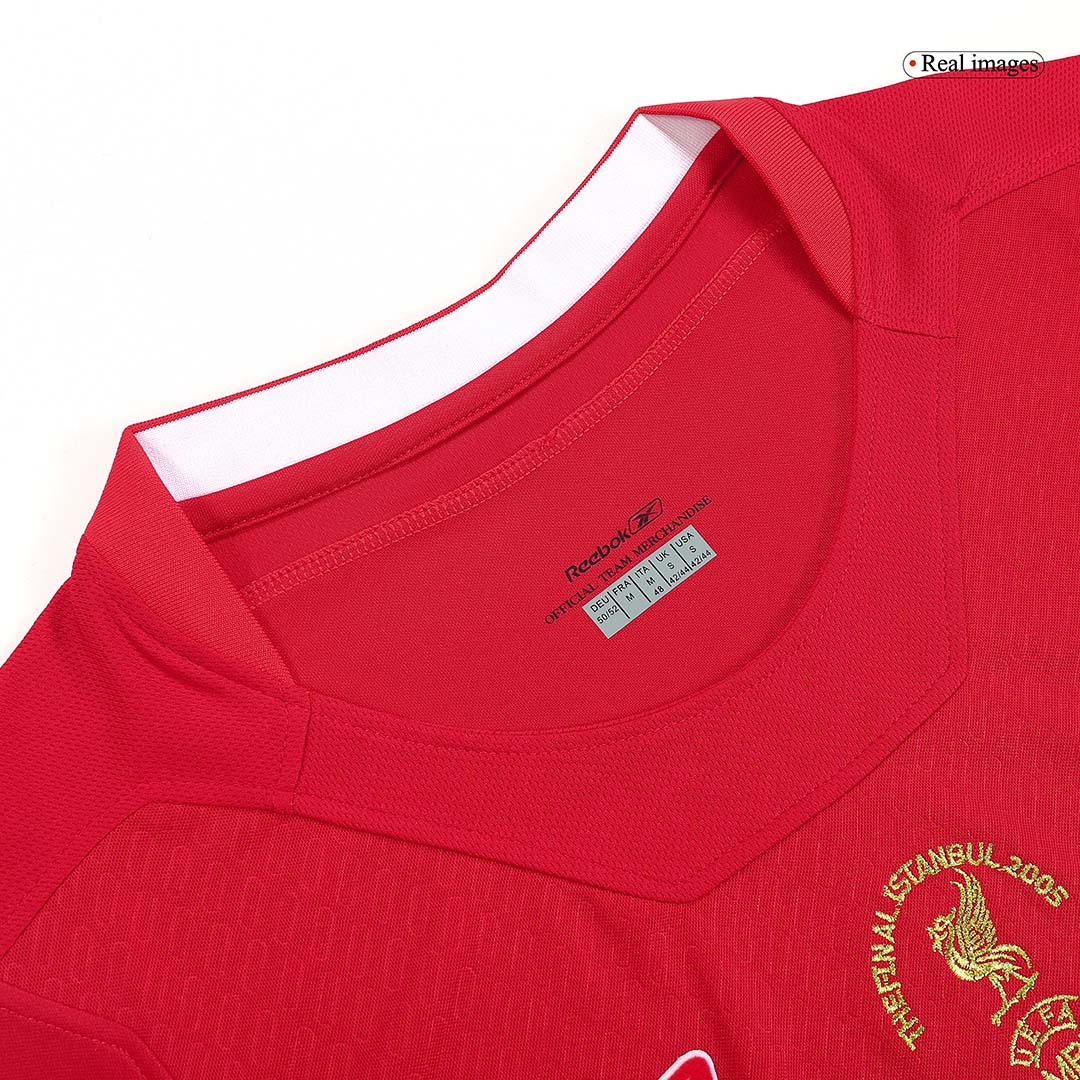 Ποδοσφαιρική μπλούζα ρετρό Τζέρσεϊ Liverpool 2005 - UCL