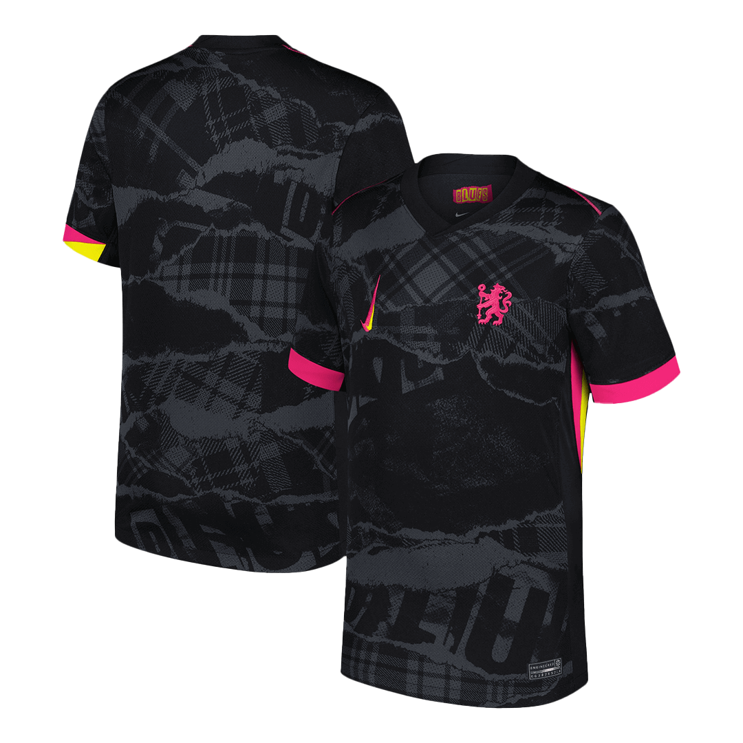 Gift-Chelsea Third Away Soccer Jersey 2024/25