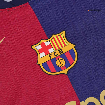 Authentic RAPHINHA #11 Barcelona Soccer Jersey Home Shirt 2024/25 - UCL