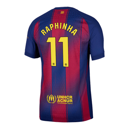 Μπαρτσελόνα φανέλα Εντός 2025/26 RAPHINHA #11 - Match Version