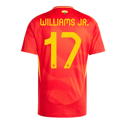 Ισπανία Τζέρσεϊ Custom WILLIAMS JR. #17 Ποδόσφαιρο Τζέρσεϊ Home 2024