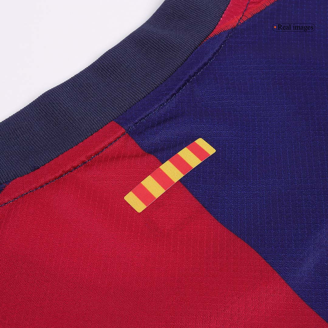 LAMINE YAMAL #19 Barcelona Home Soccer Jersey 2024/25 - Spotify Logo Without Text