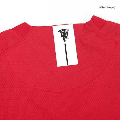 Retro Jersey SCHOLES #18 Manchester United Retro Jersey Home Soccer Shirt 2007/08 - UCL Final