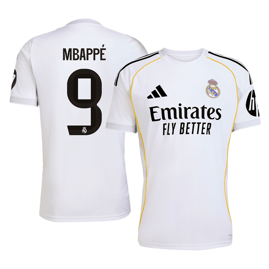 MBAPPE #9 Φανέλα εντός έδρας ποδοσφαίρου Ρεάλ Μαδρίτης 2025/26