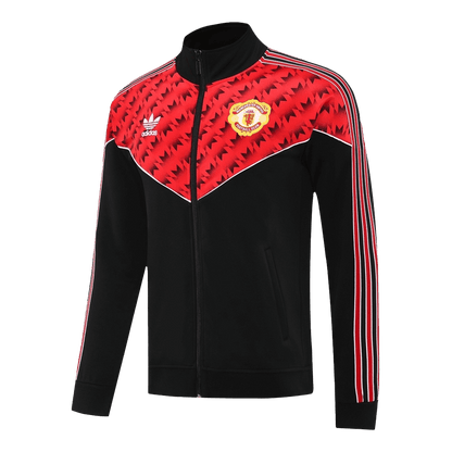 Manchester United Jacket Tracksuit 2025/26 Red&Black