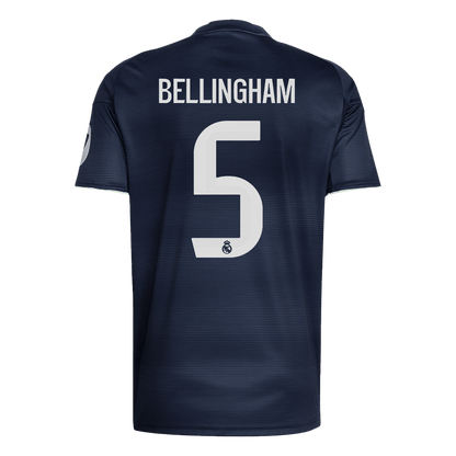 BELLINGHAM #5 Real Madrid Away Soccer Jersey 2025/26
