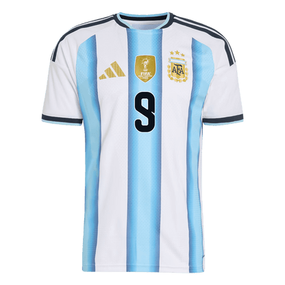 J.ÁLVAREZ #9 Argentina Home Player Version Jersey World Cup 2026
