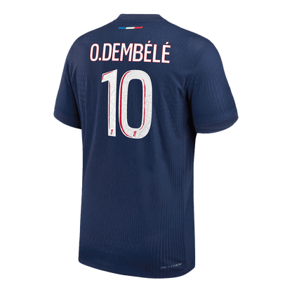 PSG Authentic O.DEMBÉLÉ #10 Soccer Jersey PSG Home Shirt 2024/25