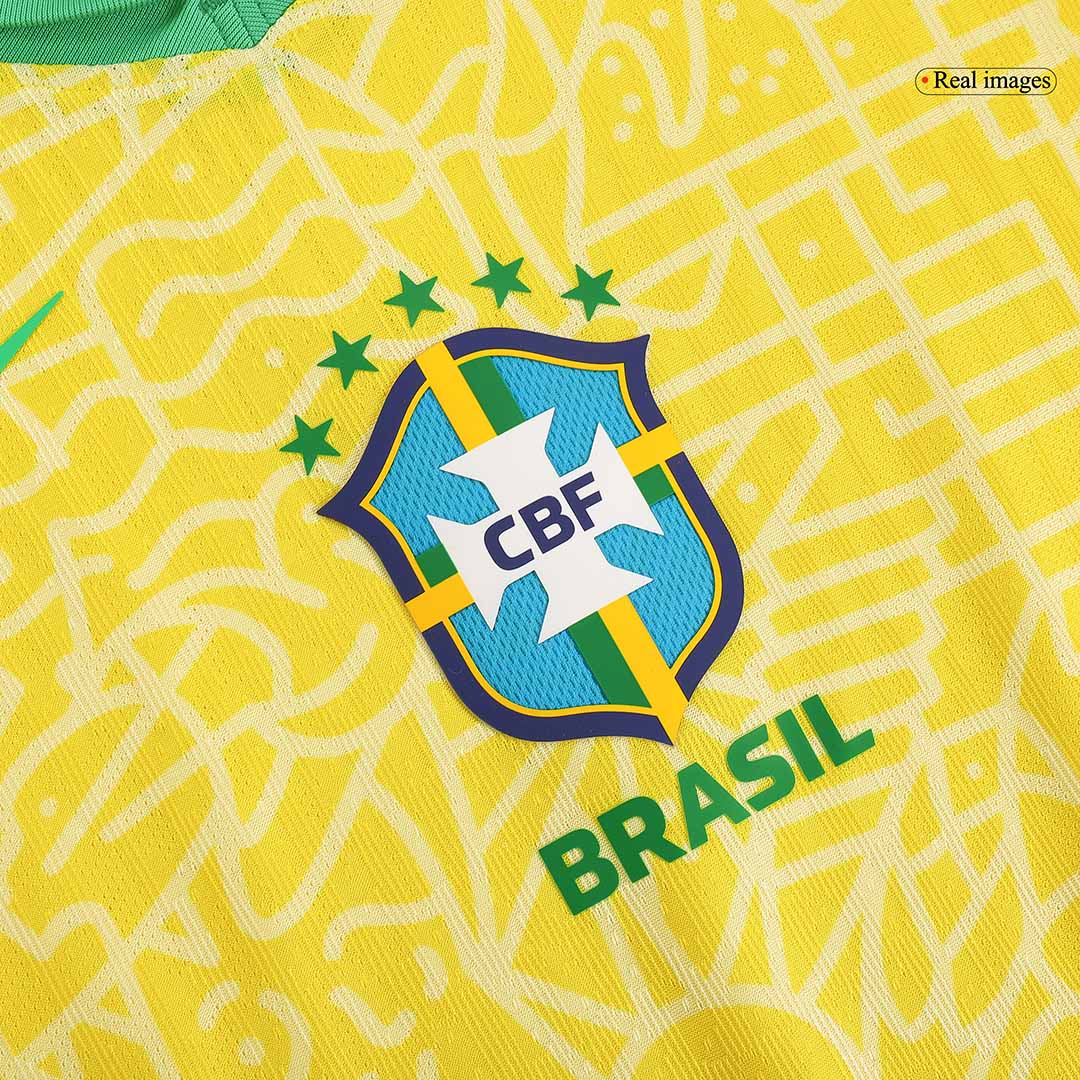 Αυθεντική φανέλα ποδοσφαίρου Jersey Brazil Brazil 2024