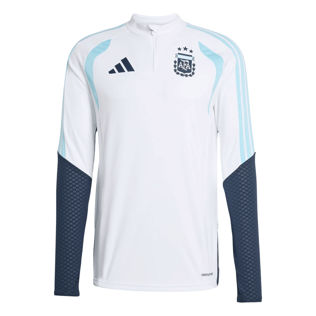 Argentina 1/4 Zip Tracksuit 2026 Kids White