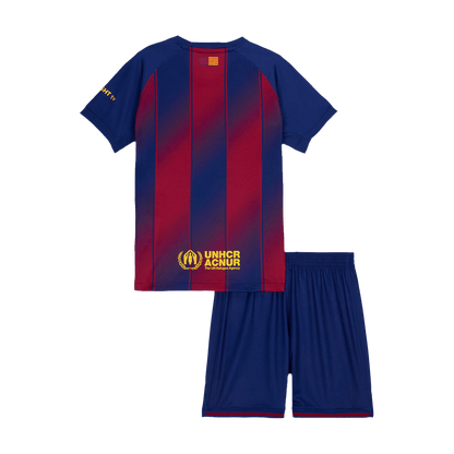 Barcelona Εντός Έδρας Παιδικό Σετ Ποδοσφαιρικής Φανέλας 2025/26