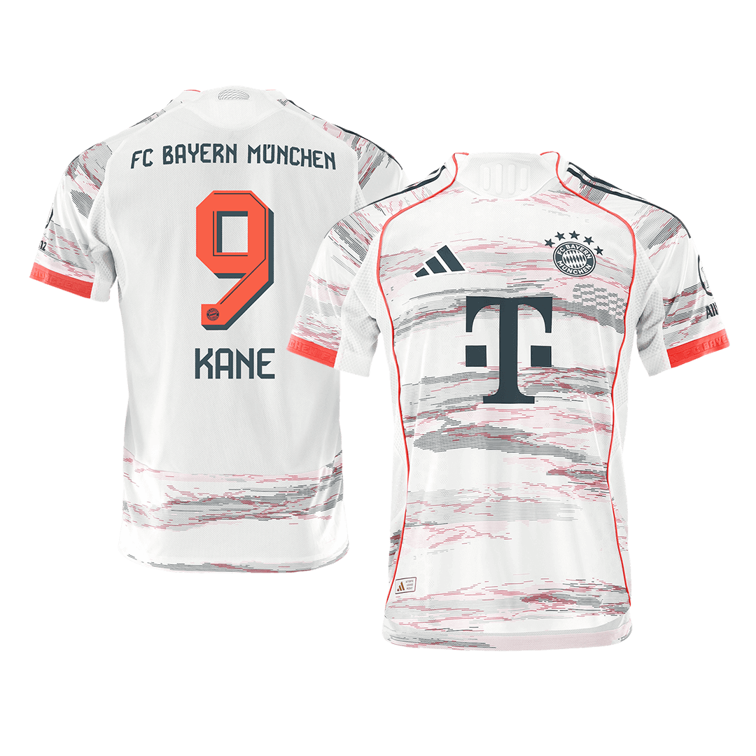 Αυθεντική ποδοσφαιρική φανέλα KANE #9 Bayern Munich εκτός έδρας 2025/26