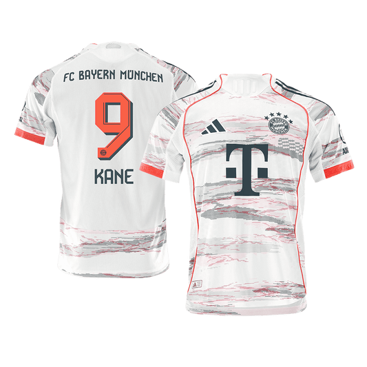 Αυθεντική ποδοσφαιρική φανέλα KANE #9 Bayern Munich εκτός έδρας 2025/26