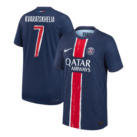 Αυθεντική ποδοσφαιρική φανέλα KVARATSKHELIA #7 PSG Εντός έδρας 2024/25 - UCL