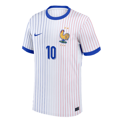 MBAPPE #10 Προσαρμοσμένη φανέλα France Soccer Jersey Away 2024