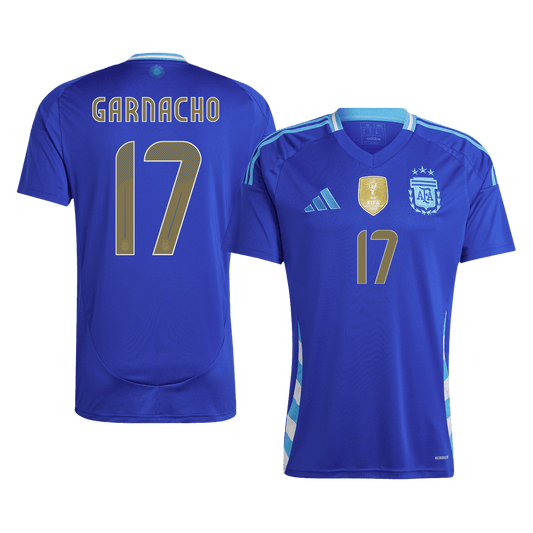 GARNACHO #17 Προσαρμοσμένη φανέλα Argentina Soccer Jersey Away 2024