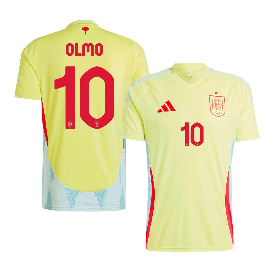 Προσαρμοσμένη φανέλα OLMO #10 Spain Soccer Jersey Away 2024