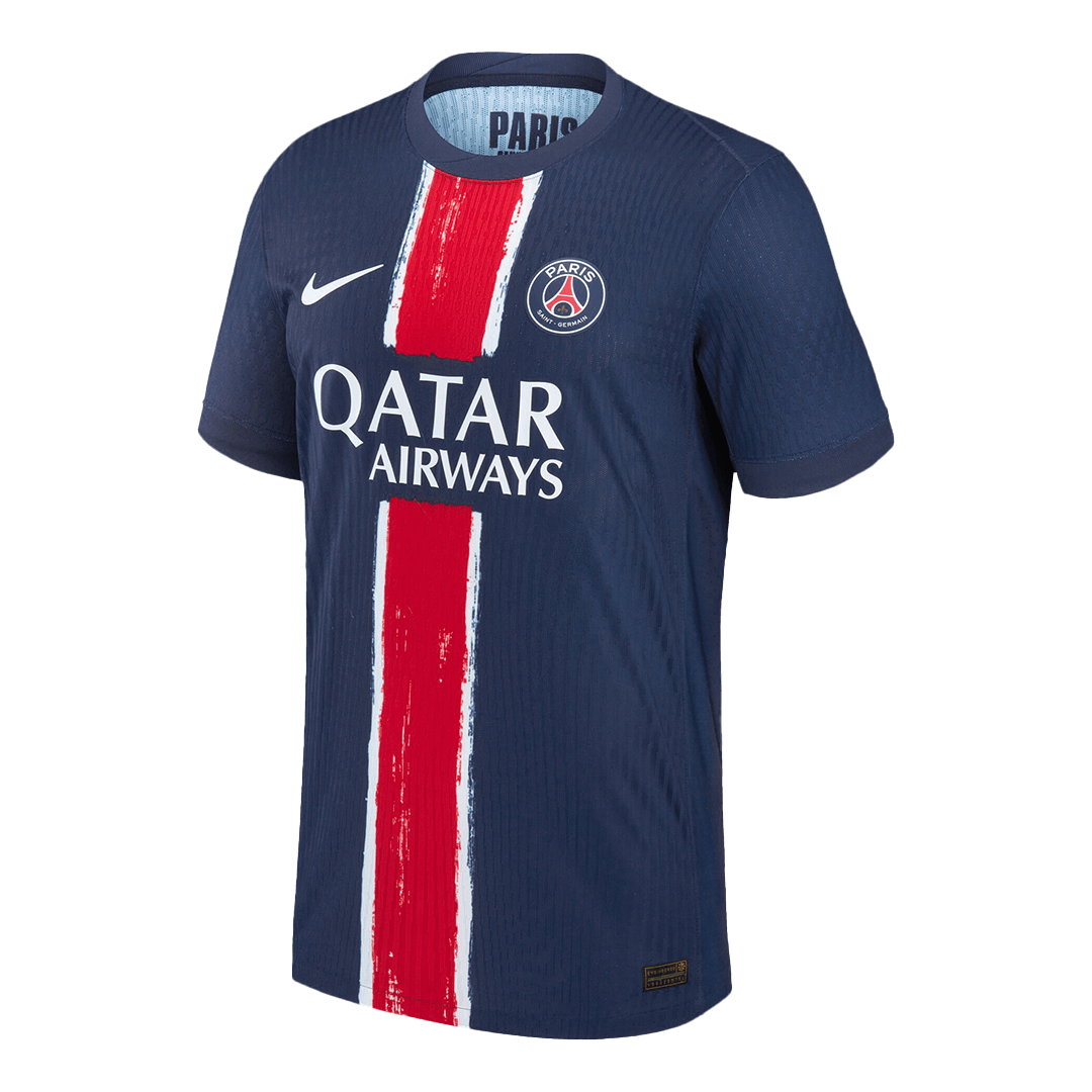 PSG Authentic KVARATSKHELIA #7 Soccer Jersey PSG Home Shirt 2024/25 - UCL