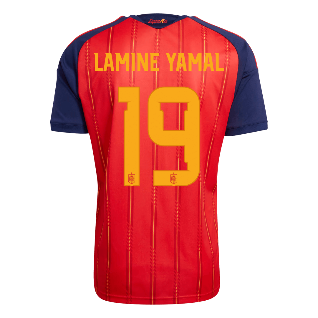 Ισπανία φανέλα Εντός Παγκόσμιο Κύπελλο 2026 LAMINE YAMAL #19 - Premium