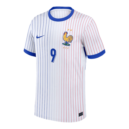 GIROUD #9 Προσαρμοσμένη φανέλα France Soccer Jersey Away 2024