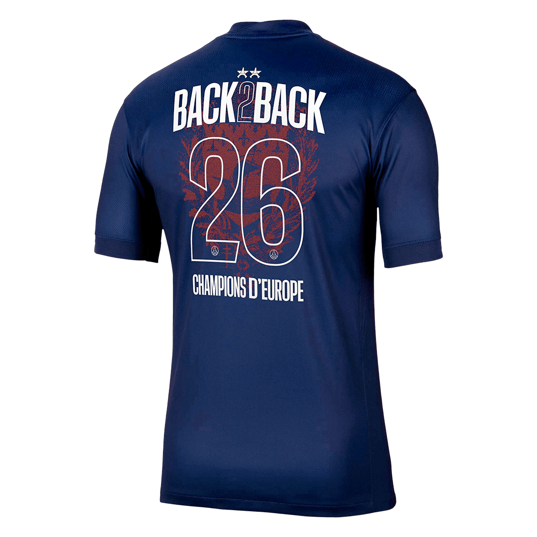 PSG φανέλα Εντός 2025/26 Champions of Europe #26 - Premium