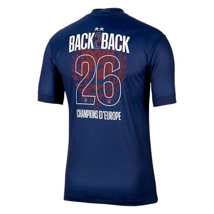 PSG φανέλα Εντός 2025/26 Champions of Europe #26 - Premium