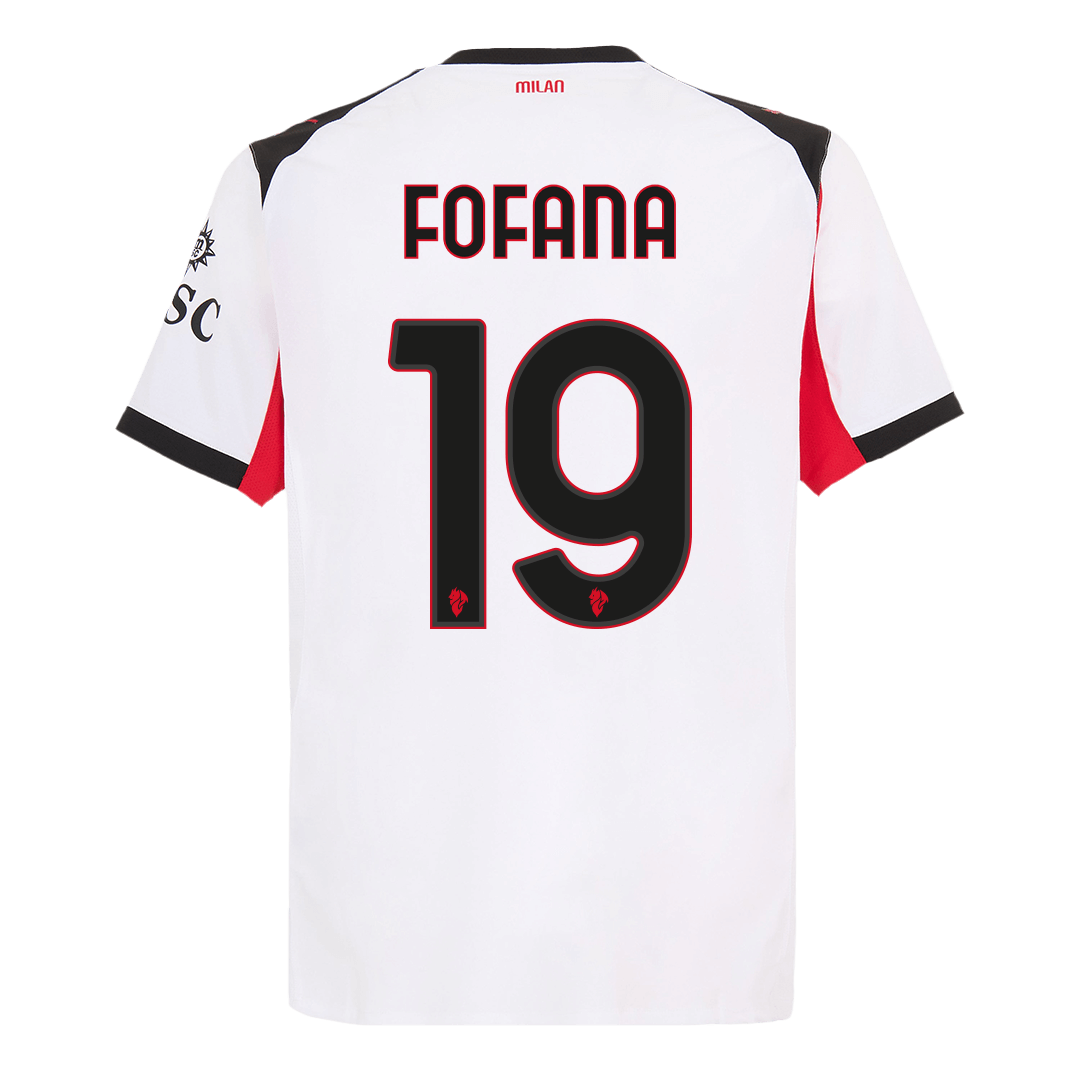 Μίλαν φανέλα Εκτός 2025/26 FOFANA #19 - Match Version