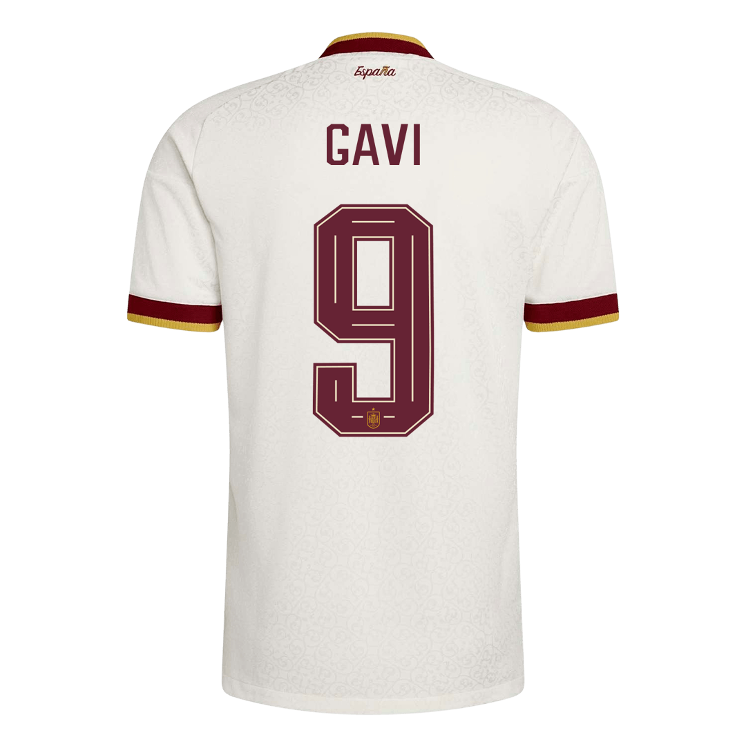 Ισπανία φανέλα Εκτός Παγκόσμιο Κύπελλο 2026 GAVI #9 - Match Version