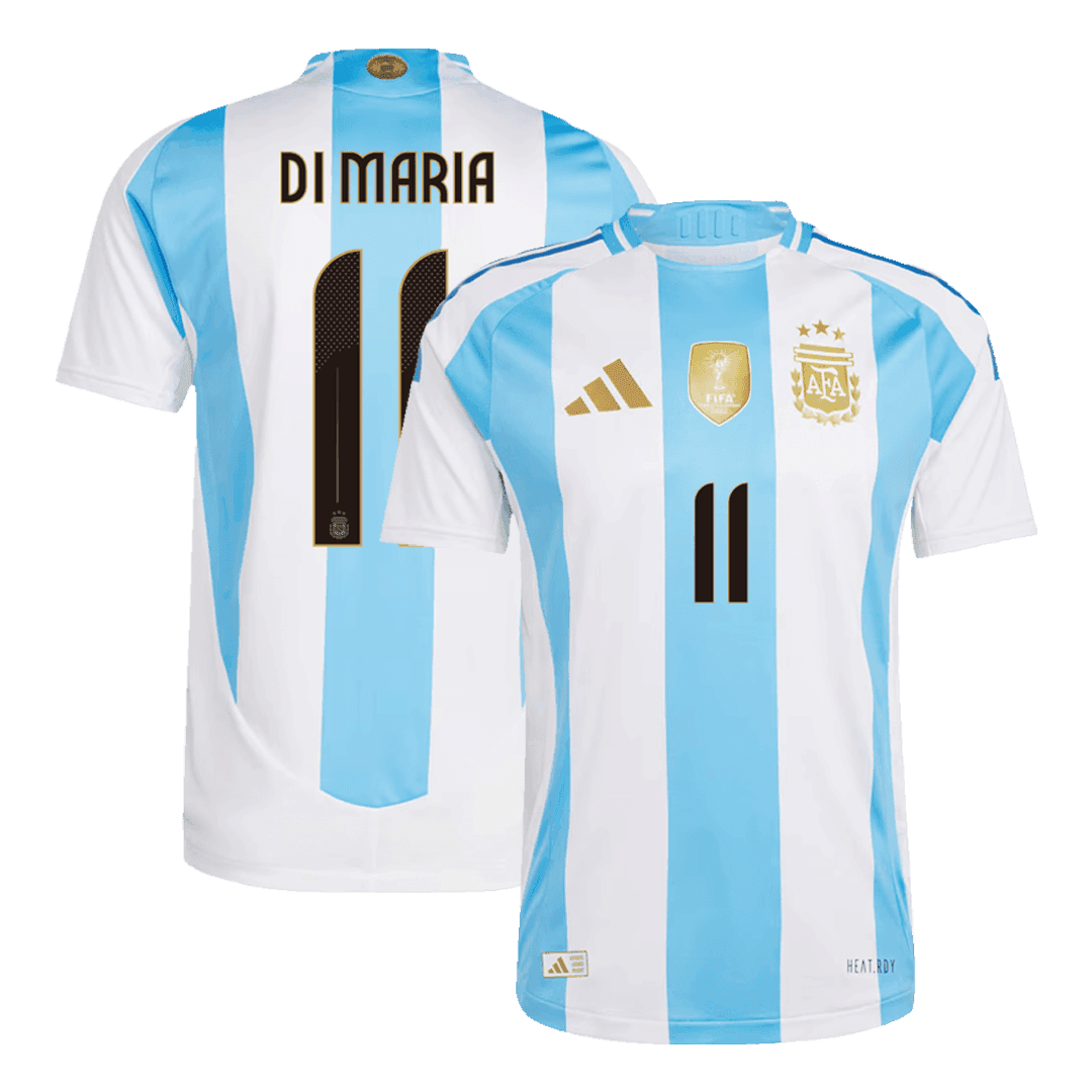 Αυθεντική DI MARIA #11 Ποδοσφαιρική Τζέρσεϊ Αργεντινή φανέλα 2024
