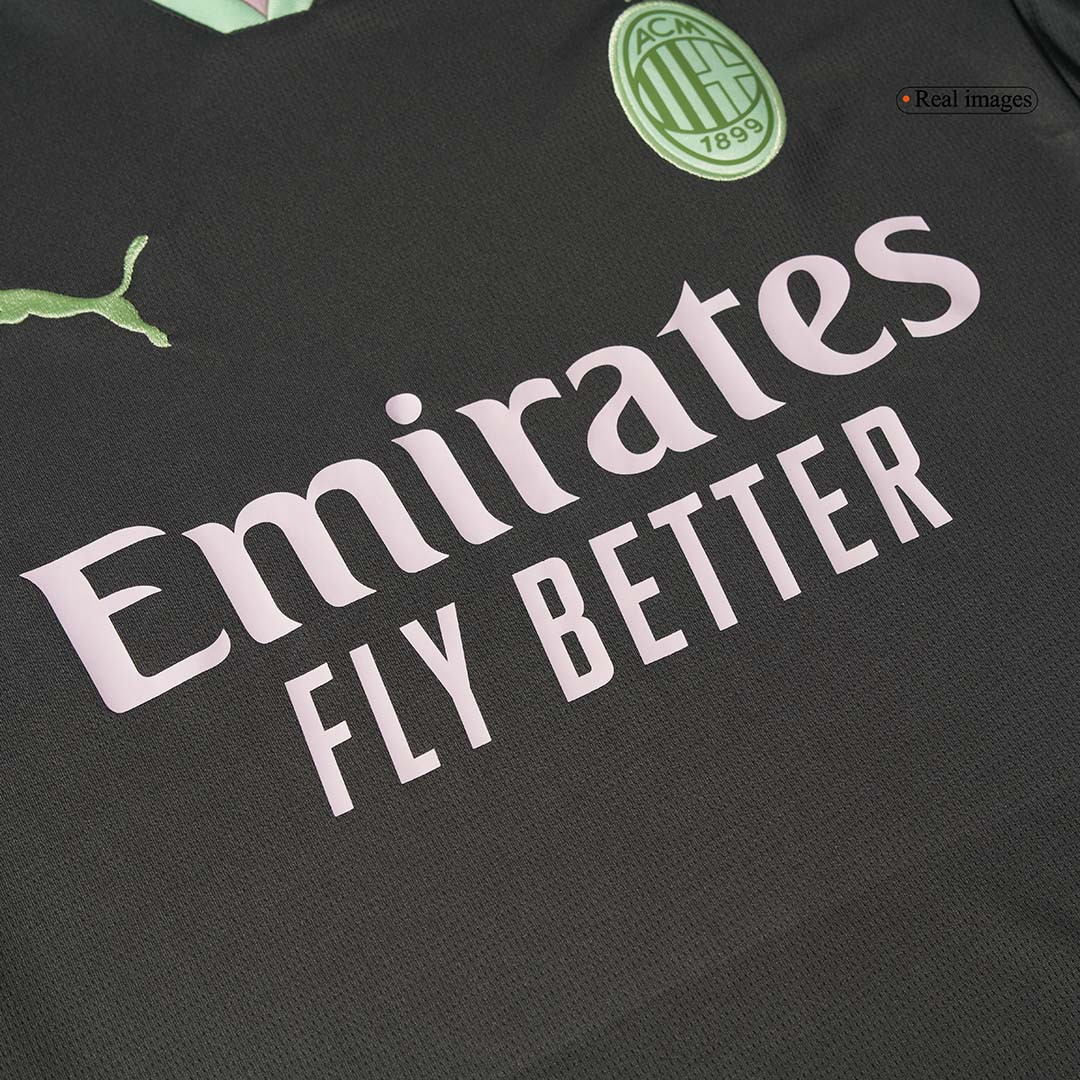 RAFA LEAO #10 Φανέλα Ποδοσφαίρου AC Milan Third Away Custom Shirt 2024/25