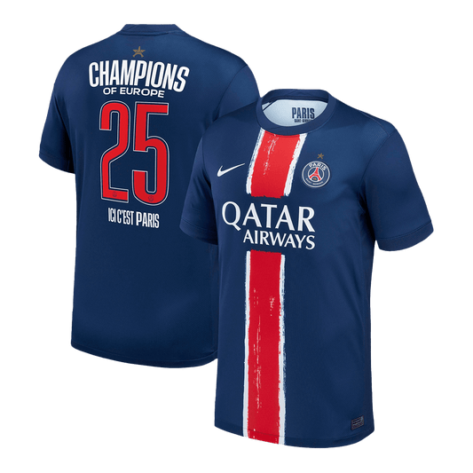 ΠΡΩΤΑΘΛΗΤΕΣ #25 PSG Εντός Έδρας Φανέλα Ποδοσφαίρου 2024/25 Μπλε Ναυτικό - ΠΡΩΤΑΘΛΗΤΕΣ ΤΗΣ ΕΥΡΩΠΗΣ
