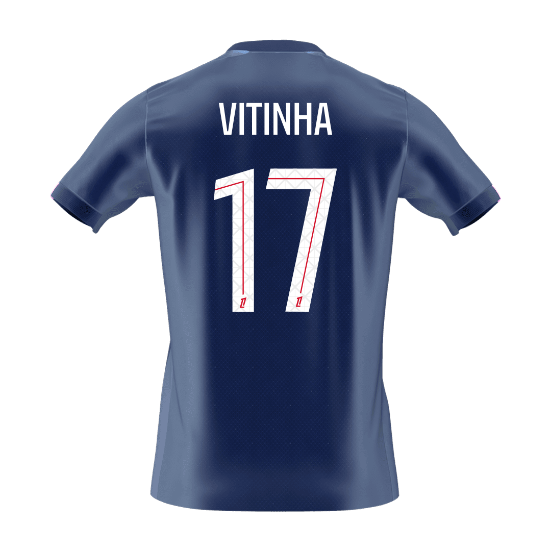 PSG φανέλα Εντός 2025/26 VITINHA #17 - Premium