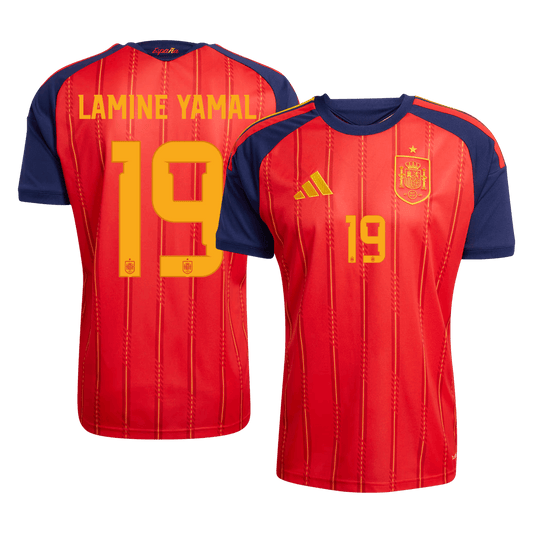 Ισπανία φανέλα Εντός Παγκόσμιο Κύπελλο 2026 LAMINE YAMAL #19 - Premium