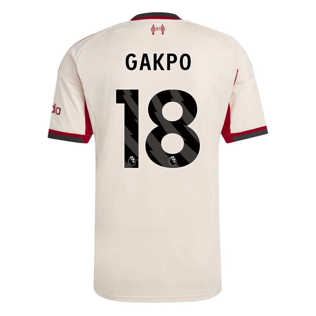 Λίβερπουλ φανέλα Εκτός 2025/26 GAKPO #18