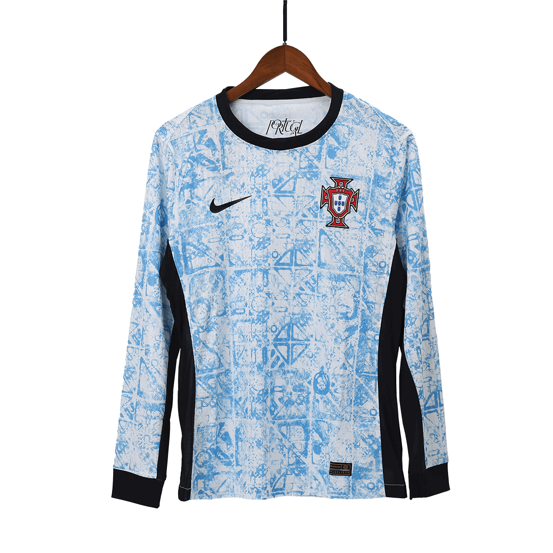 Authentic Portugal Away Long Sleeve Soccer Jersey Euro 2024