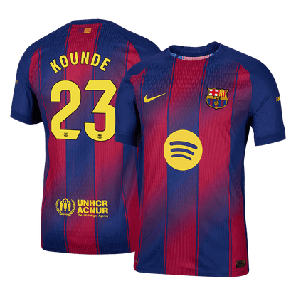 Μπαρτσελόνα φανέλα Εντός 2025/26 KOUNDE #23 - Match Version