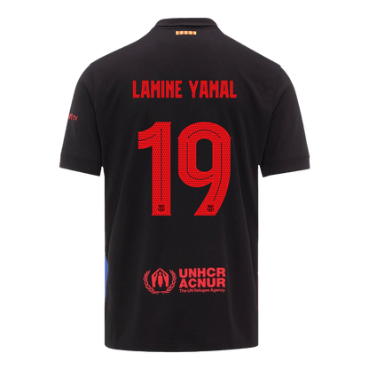 Barcelona LAMINE YAMAL #19 Soccer Jersey Away Custom Shirt 2024/25-UCL