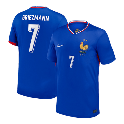 GRIEZMANN #7 Εντός Έδρας Προσαρμοσμένη Φανέλα Ποδοσφαίρου Γαλλίας 2024