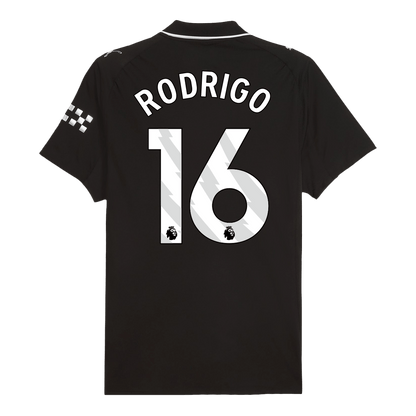 Μάντσεστερ Σίτι φανέλα Εκτός 2025/26 RODRIGO #16 - Match Version