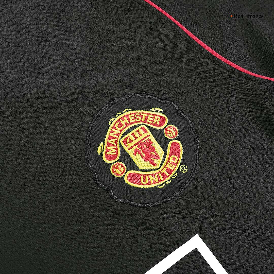 ROONEY #10 Manchester United Retro Jersey Away Soccer Shirt 2007/08