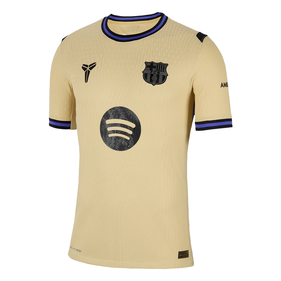 PEDRI #8 Αυθεντική Φανέλα Ποδοσφαίρου Barcelona Εκτός έδρας 2025/26 - UCL