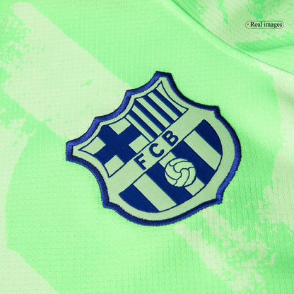 Barcelona Jersey RAPHINHA #11 Soccer Jersey Third Away 2024/25 - UCL (Spotify Logo Without Text)