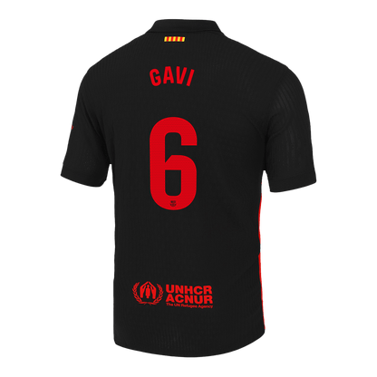 Αυθεντική φανέλα GAVI #6 Soccer Jersey Barcelona Away 2024/25