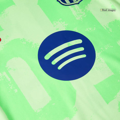 Barcelona Jersey Custom LEWANDOWSKI #9 Soccer Jersey Third Away 2024/25 - UCL Spotify Logo Without Text