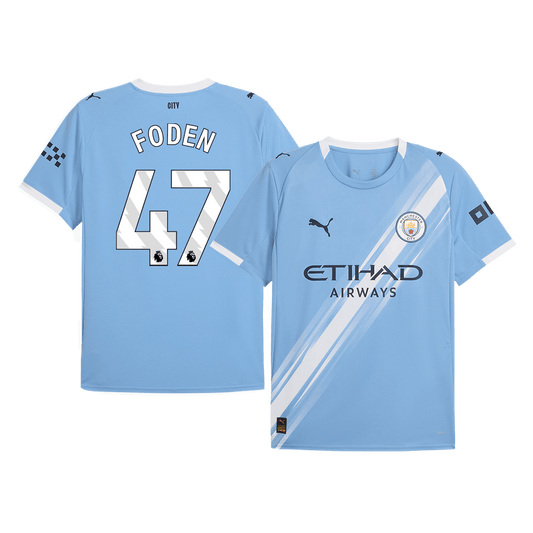 FODEN #47 Φανέλα ποδοσφαίρου Manchester City εντός έδρας 2025/26 Μπλε