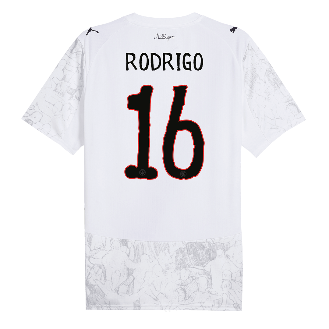 Φανέλα KidSuper Manchester City 2025/26 – Club World Cup με το όνομα RODRIGO #16