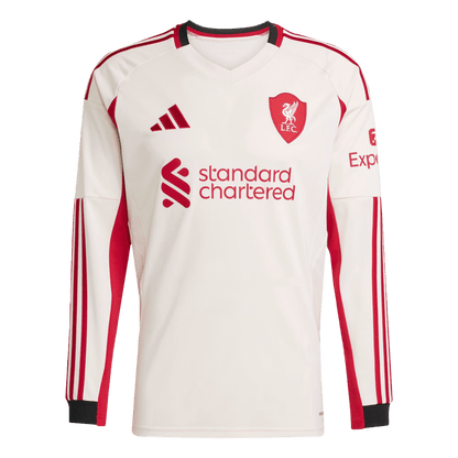 Liverpool Away Long Sleeve Soccer Jersey 2025/26